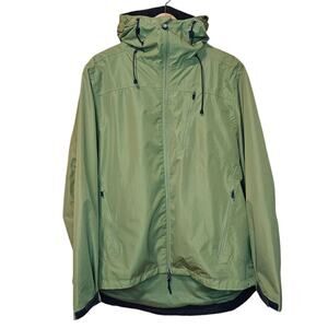 Aero Tech Designs Men’s Cycling Jacket Hooded Windbreaker Mesh Lined Green 4XL